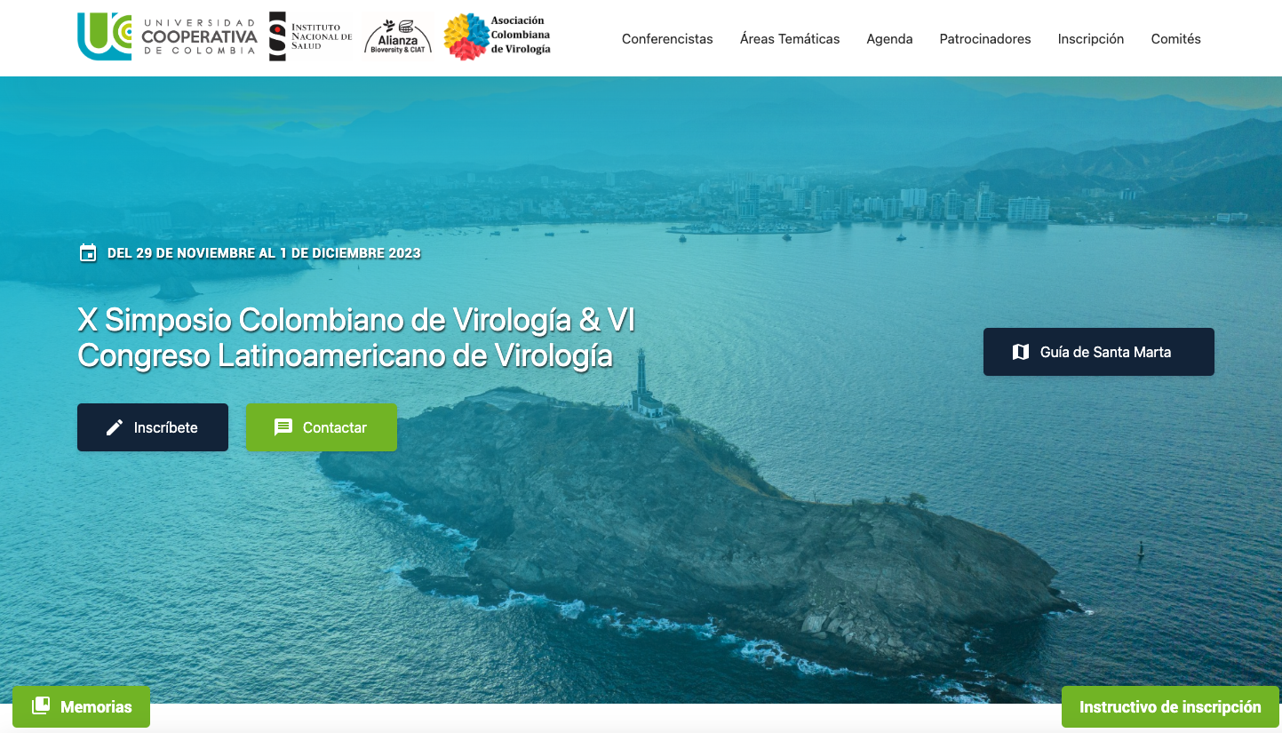 Vista del proyecto Virologia 2023